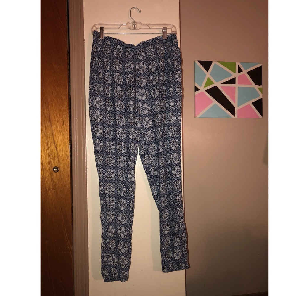 12$ SALE!!! H&M Floral Straight Leg Trousers